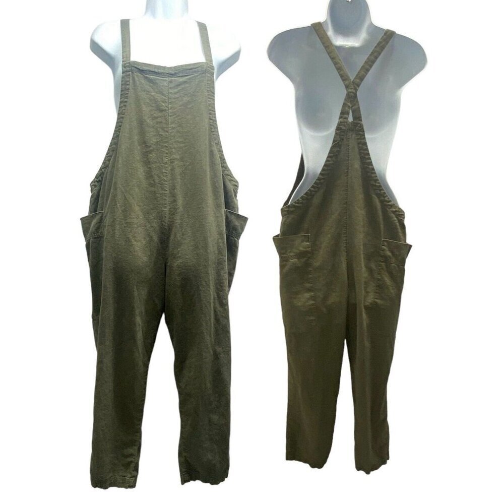 Urban Outfitters BDG Women Jumpsuit Size XS Green Coveralls Loose Slouchy Summer